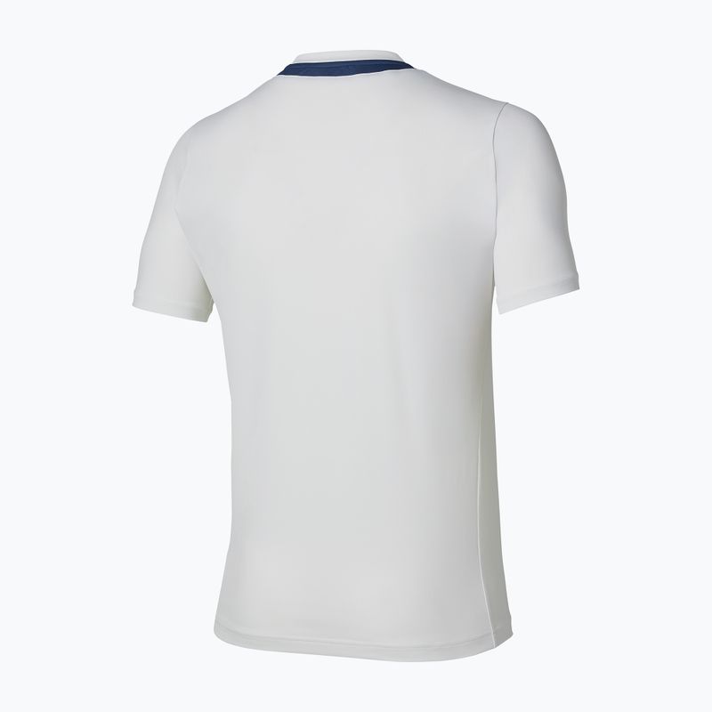 Vyriški teniso marškinėliai Mizuno Tennis Core Short Sleeve Tee white/insignia blue 2