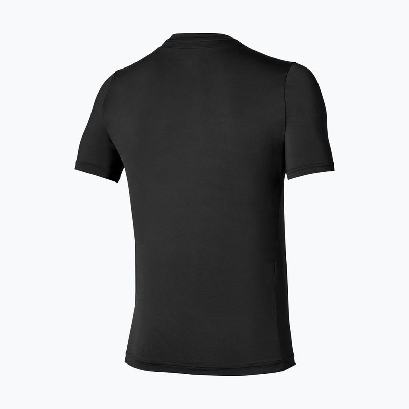 Vyriški teniso marškinėliai Mizuno Tennis Core Short Sleeve Tee black/black 2