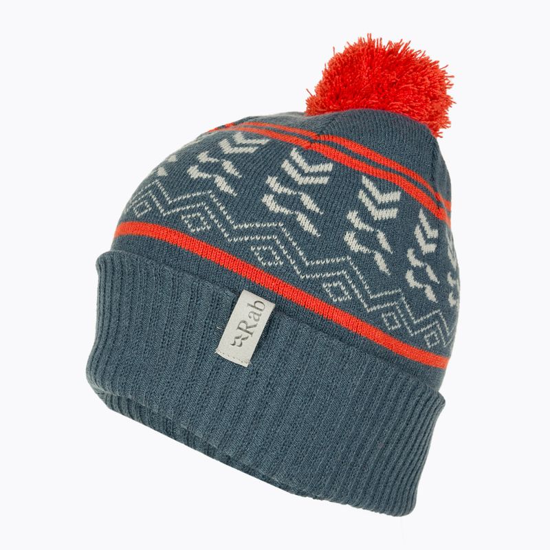 Rab Khroma Bobble orion blue/red grapefruit žieminė kepurė 3