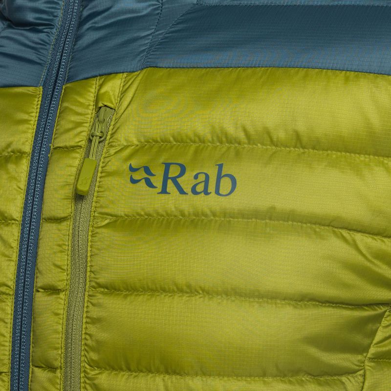 Vyriška pūkinė striukė Rab Microlight Alpine blue QDB-12-OBA 6