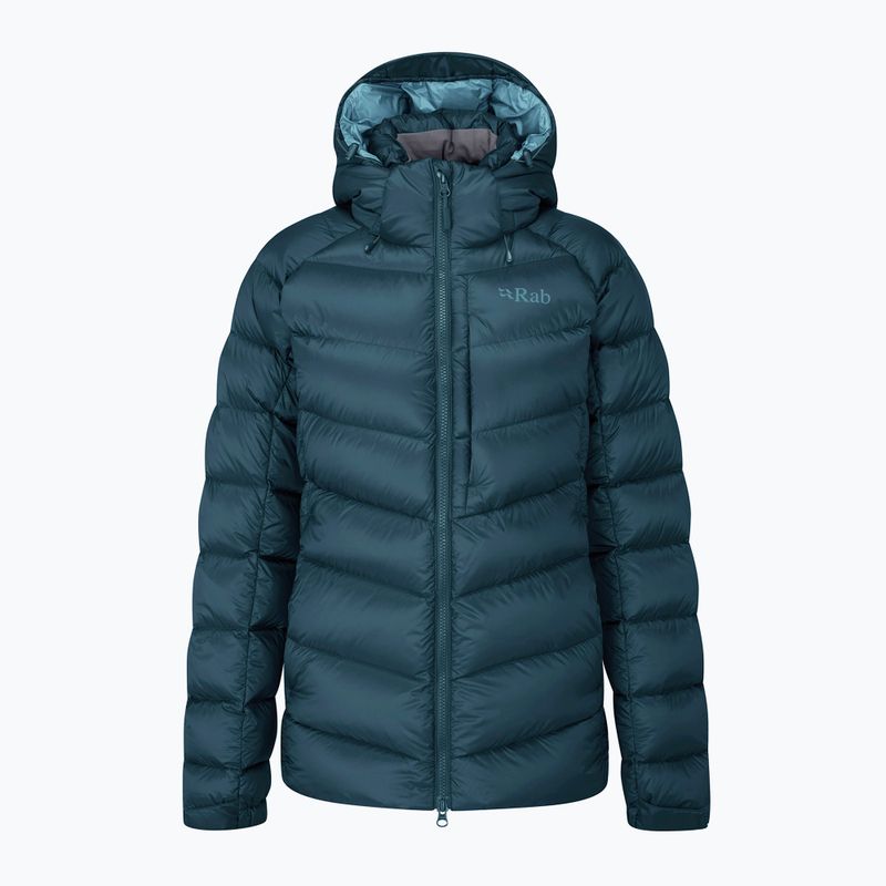 Moteriška pūkinė striukė Rab Axion Pro blue QDE-65-ORB-08