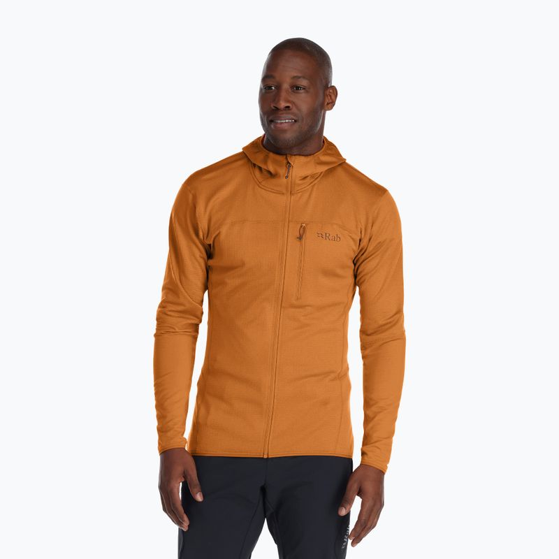 Vyriška trekingo striukė Rab Ascendor Hoody orange QFF-42