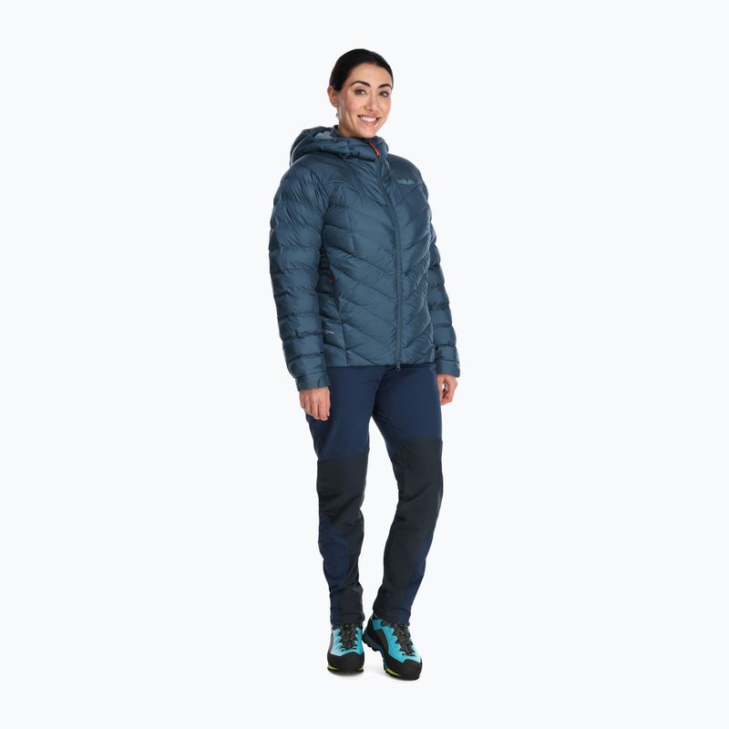 Moteriška pūkinė striukė Rab Nebula Pro blue QIO-58-ORB-08 3