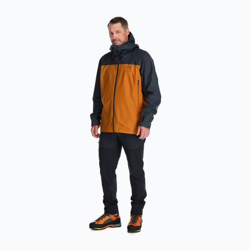 Rab Arc Eco pilka vyriška membraninė striukė nuo lietaus QWH-07-BEM 3