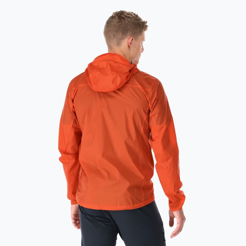 Vyriška striukė nuo vėjo Rab Vital Hoody firecracker 2