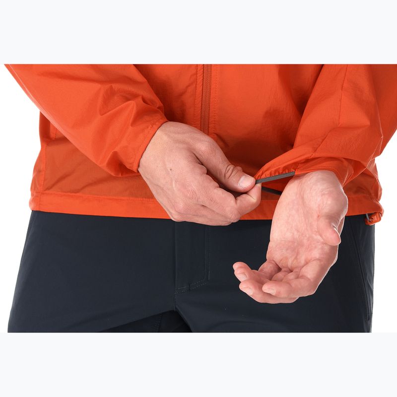 Vyriška striukė nuo vėjo Rab Vital Hoody firecracker 6