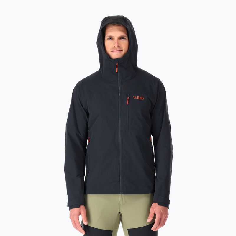 Vyriška softshell striukė Rab Torque grey QWS-57 3