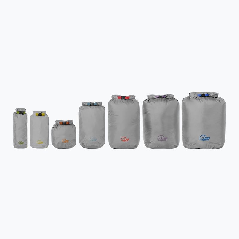 Vandeniui atsparus maišas Rab Drysack 10 l zinc 2