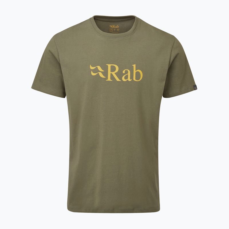 Vyriški marškinėliai Rab Stance Logo light khaki 4