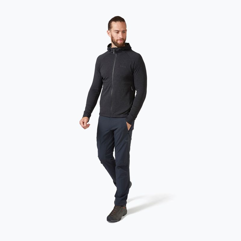 Vyriška trekingo striukė Rab Nexus Hoody black QFF-70 3