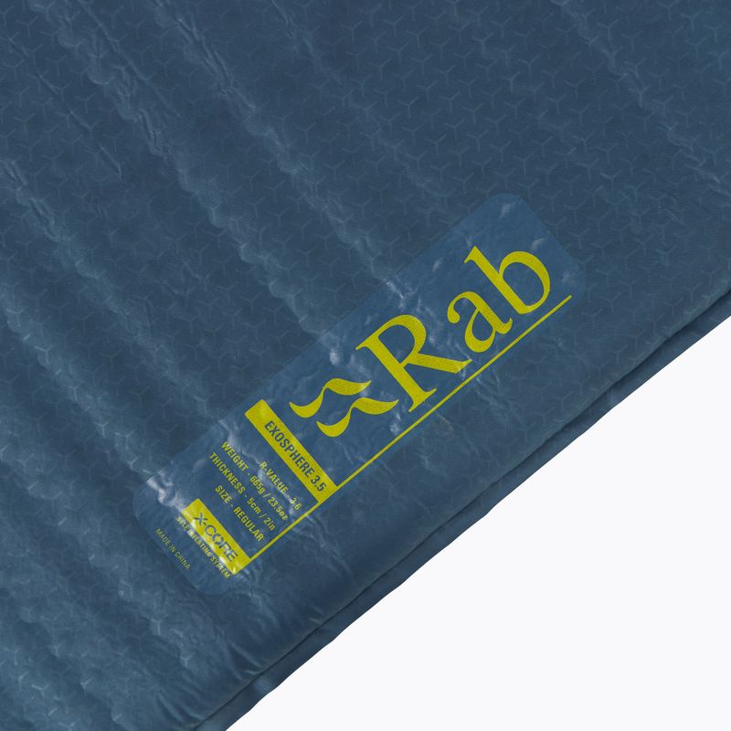 Rab Exosphere savaime pripučiamas kilimėlis 3,5 5 cm mėlynas QMA-02-ORB-REG 4