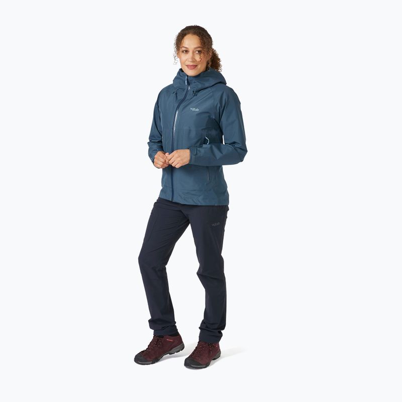 Rab Namche Paclite moteriška striukė nuo lietaus mėlyna QWH-60 3