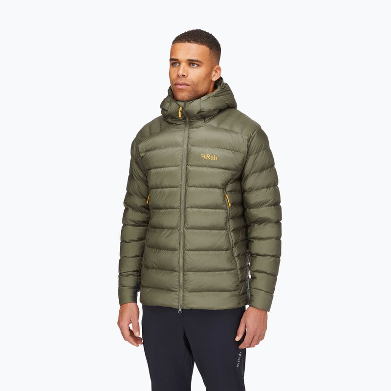 Vyriška pūkinė striukė Rab Electron Pro light khaki 2