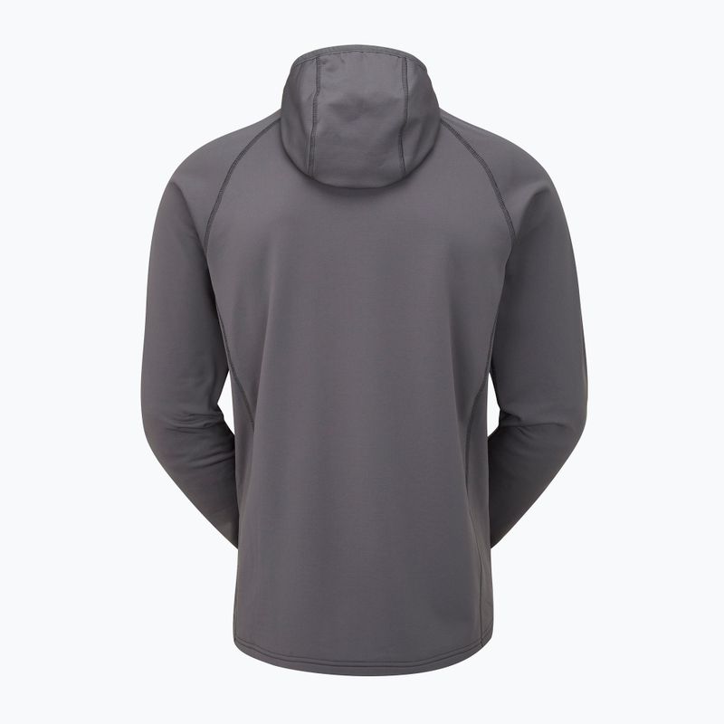 Vyriškas džemperis Rab Superflux Hoody graphene/firecracker 10
