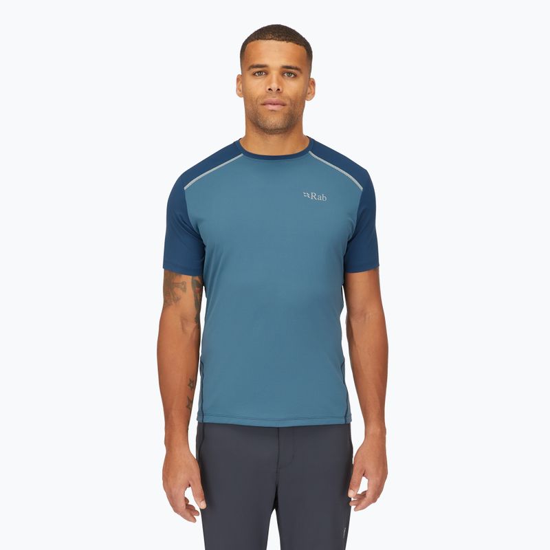 Vyriški marškinėliai Rab Force orion blue/tempest blue