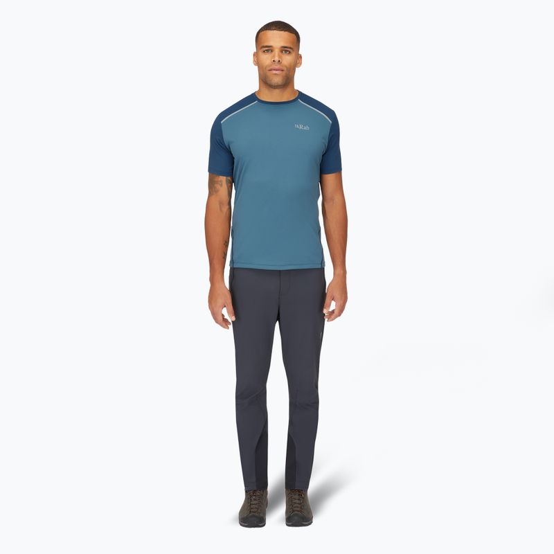 Vyriški marškinėliai Rab Force orion blue/tempest blue 2