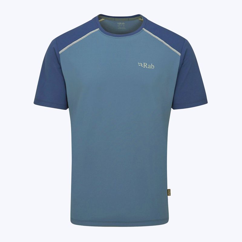 Vyriški marškinėliai Rab Force orion blue/tempest blue 4