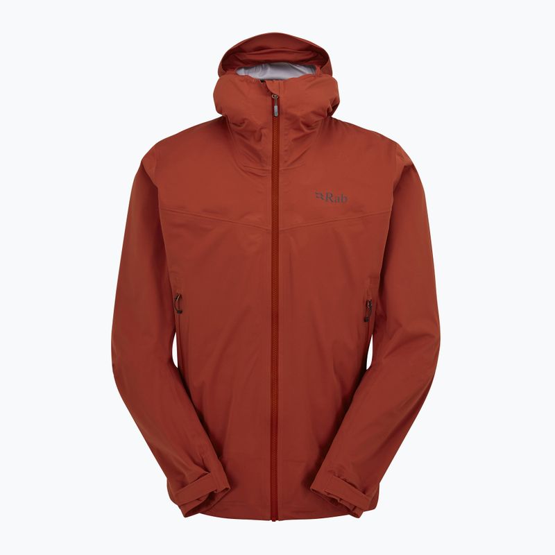 Vyriška lietaus striukė Rab Kinetic 2.0 tuscan red 10