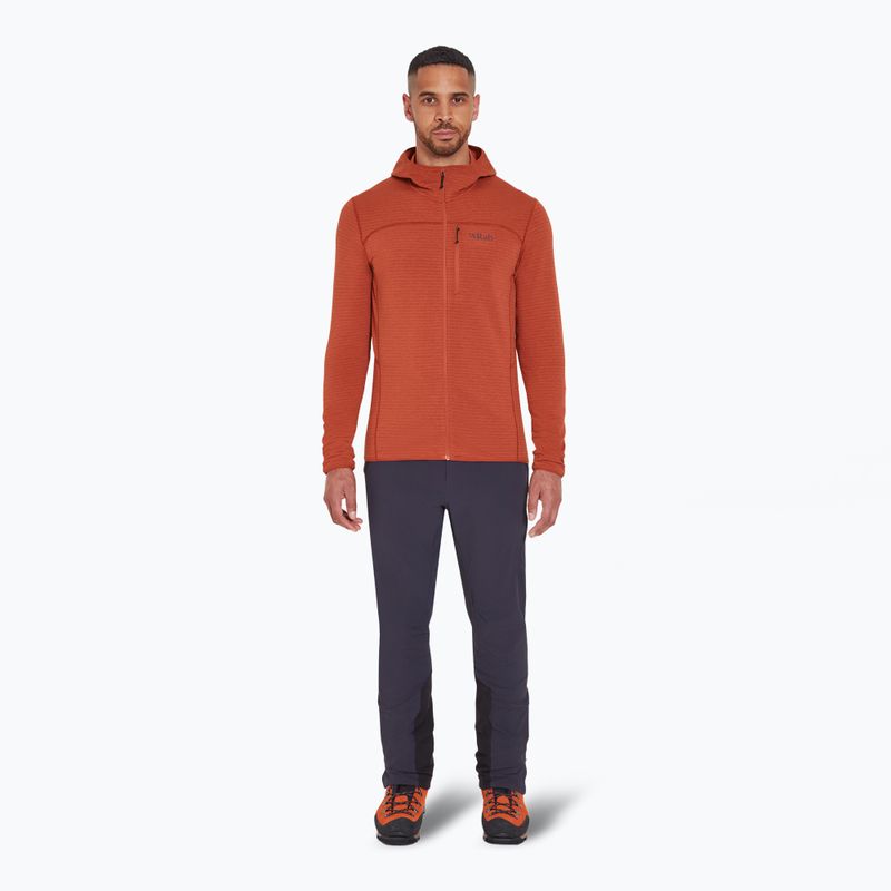 Vyriškas džemperis Rab Ascendor Light Hoody tuscan red 2