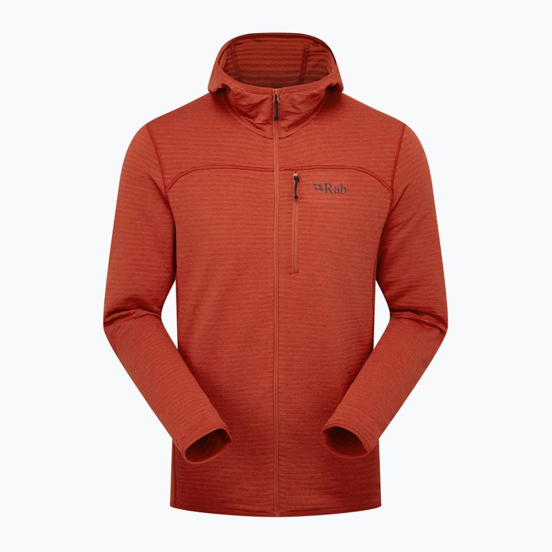 Vyriškas džemperis Rab Ascendor Light Hoody tuscan red 4