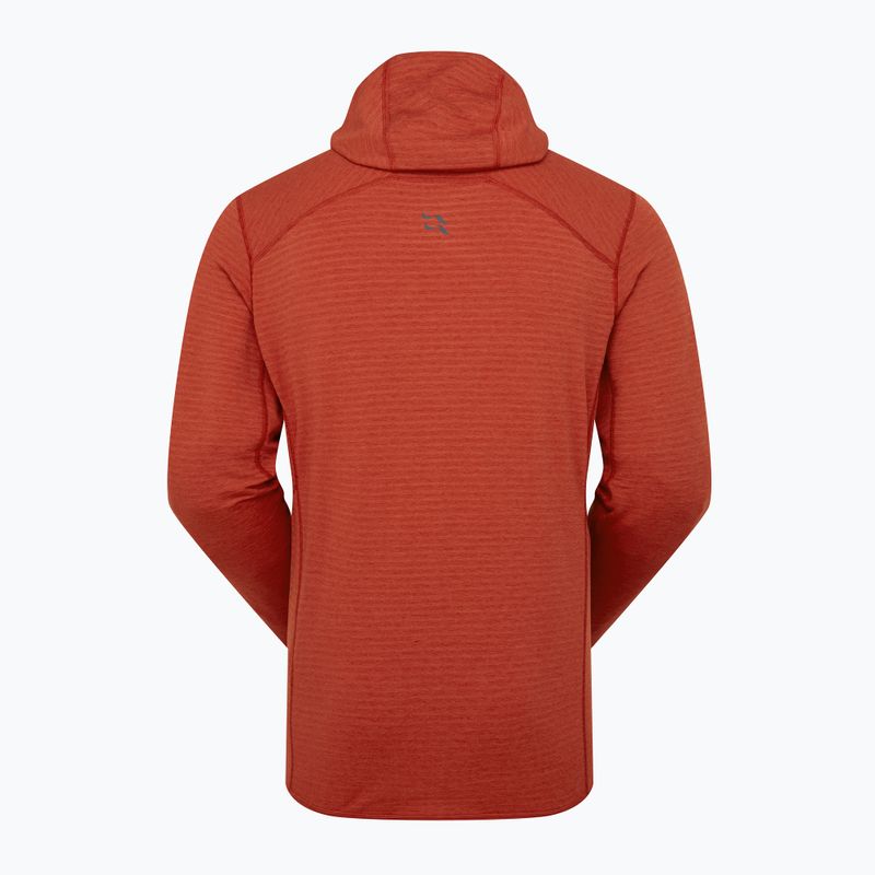 Vyriškas džemperis Rab Ascendor Light Hoody tuscan red 5