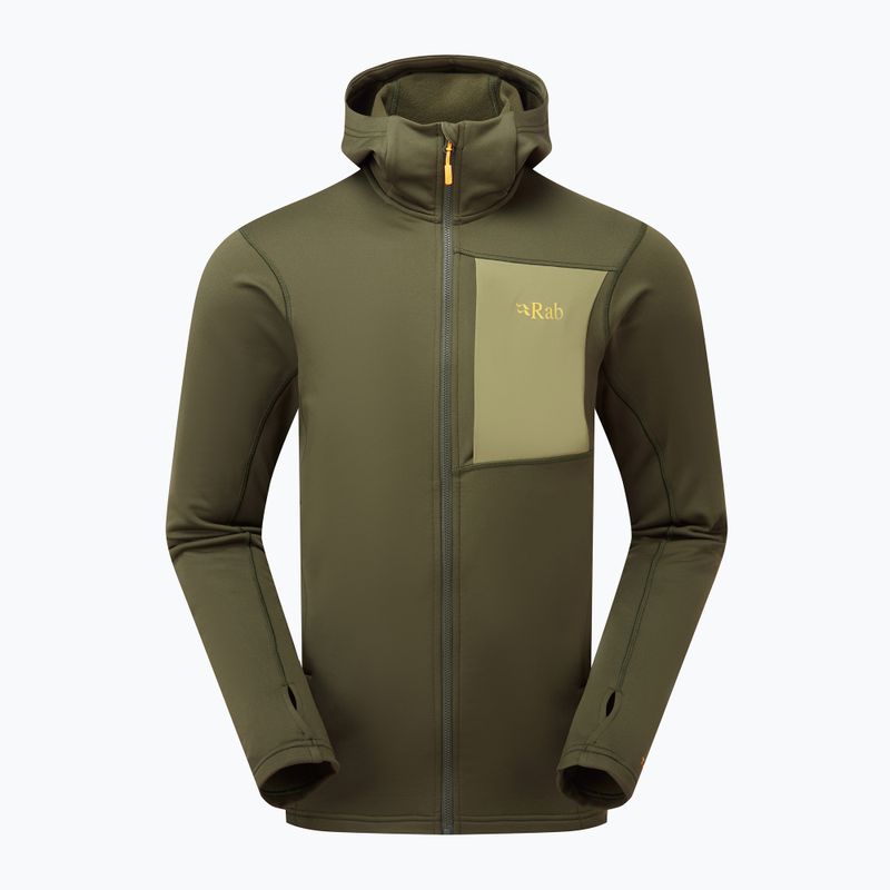 Vyriškas džemperis Rab Superflux Hoody army QFG-13 4