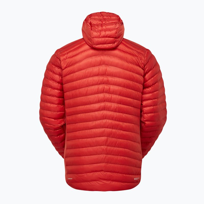 Vyriška pūsta striukė Rab Cirrus Flex Hoody tuscan red 13