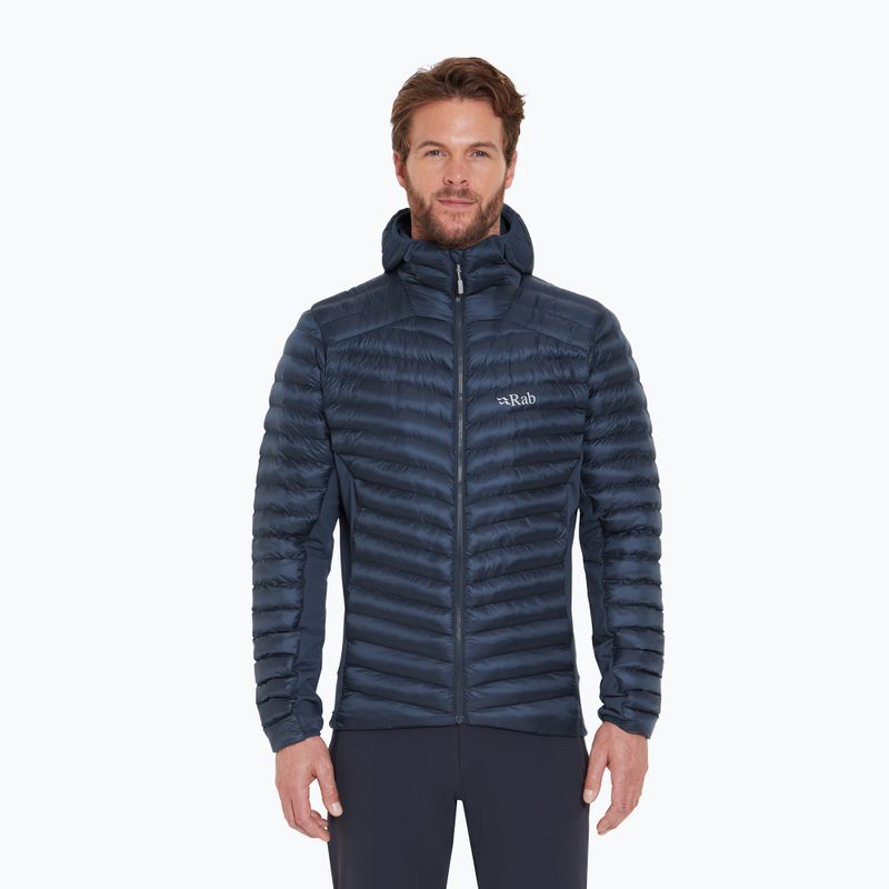 Vyriška pašiltinta striukė Rab Cirrus Flex Hoody tempest blue