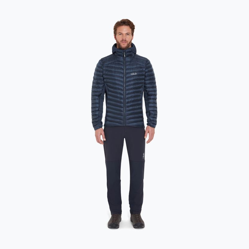 Vyriška pašiltinta striukė Rab Cirrus Flex Hoody tempest blue 2