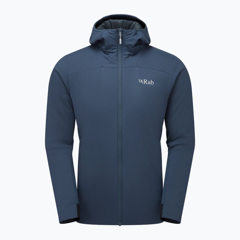 Vyriška striukė nuo vėjo Rab Xenair Alpine Flex tempest blue