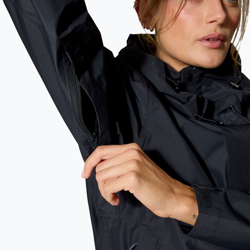 Moteriška lietaus striukė Rab Downpour black 8