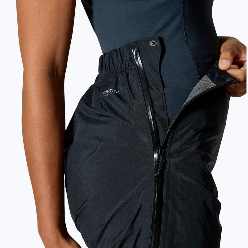 Moteriškos žygio kelnės Rab Downpour Mountain black 5