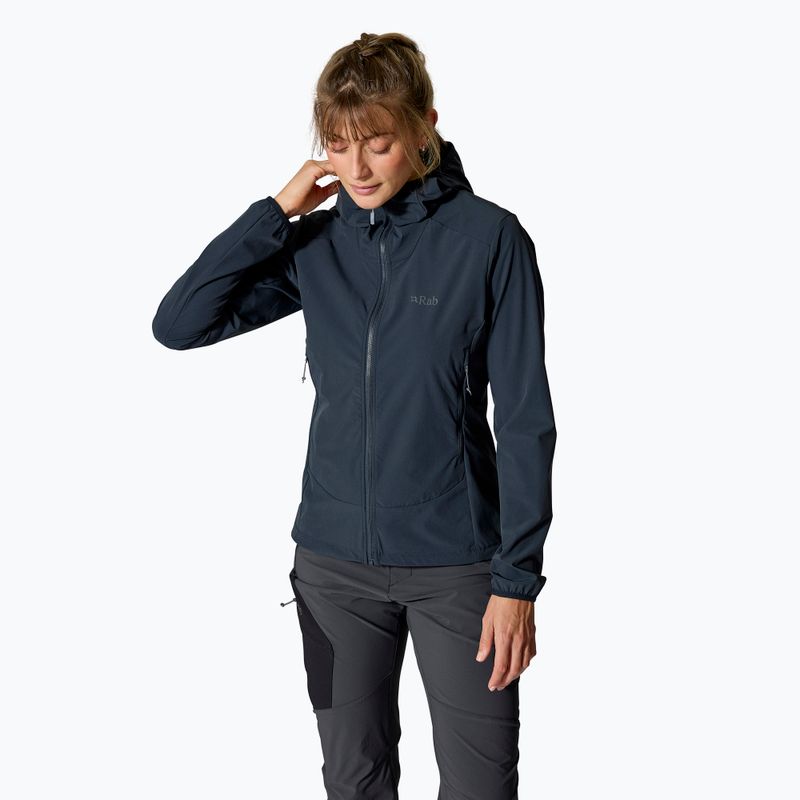 Moteriška softshell striukė Rab Borealis Hoody beluga