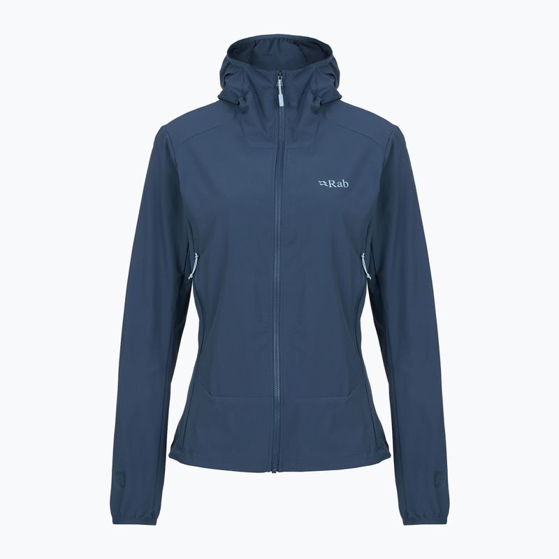 Moteriška softshell striukė Rab Borealis Hoody tempest blue