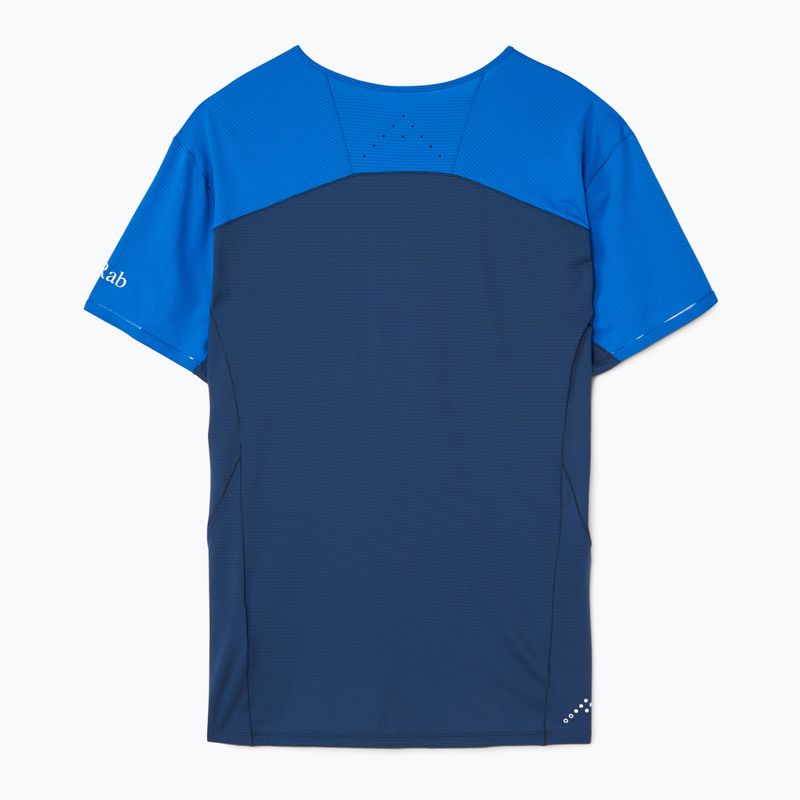 Vyriški marškinėliai Rab Sonic Ultra Tee maya blue/tempest blue 2
