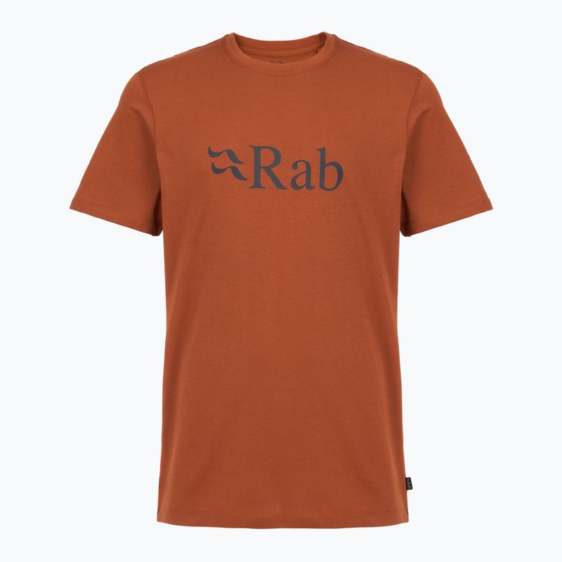 Vyriški marškinėliai Rab Stance Logo red earth