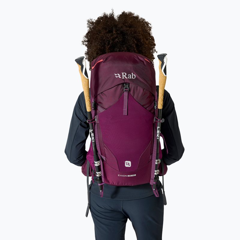 Moteriška turistinė kuprinė Rab Exion 35 l mulberry 13