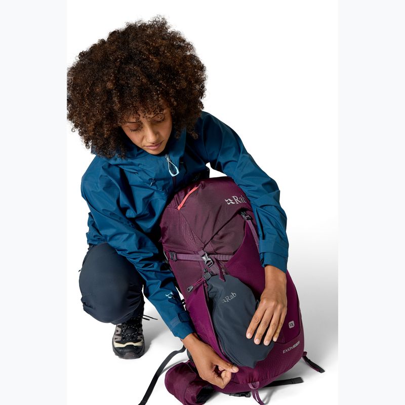 Moteriška turistinė kuprinė Rab Exion 35 l mulberry 16