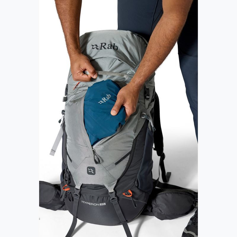 Žygio kuprinė Rab Hyperon 65 l dark pewter/anthracite 13
