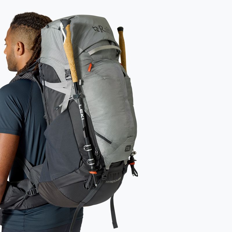 Žygio kuprinė Rab Hyperon 65 l dark pewter/anthracite 14