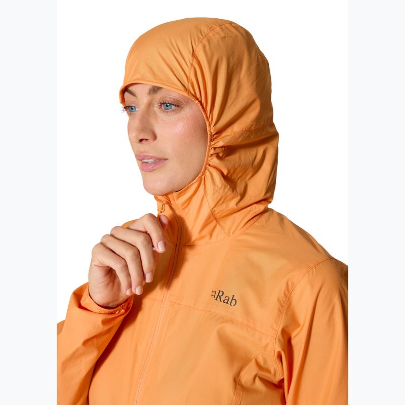 Moteriška striukė nuo vėjo Rab Windgather Hoody melba 5