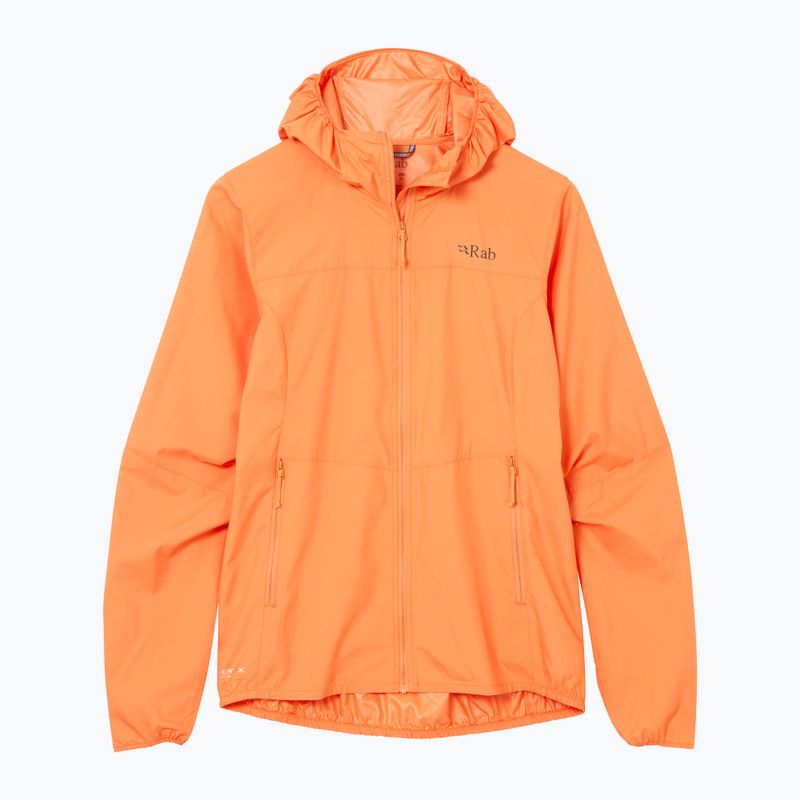 Moteriška striukė nuo vėjo Rab Windgather Hoody melba 10