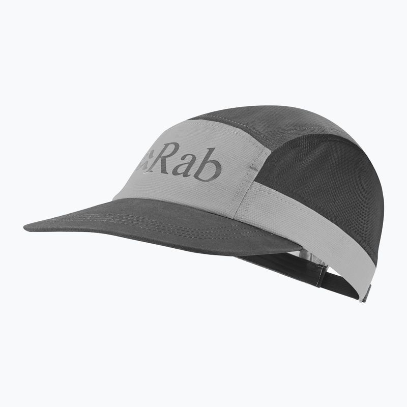 Kepuraitė su snapeliu Rab Momentum 5 Panel graphene/light zinc/ebony