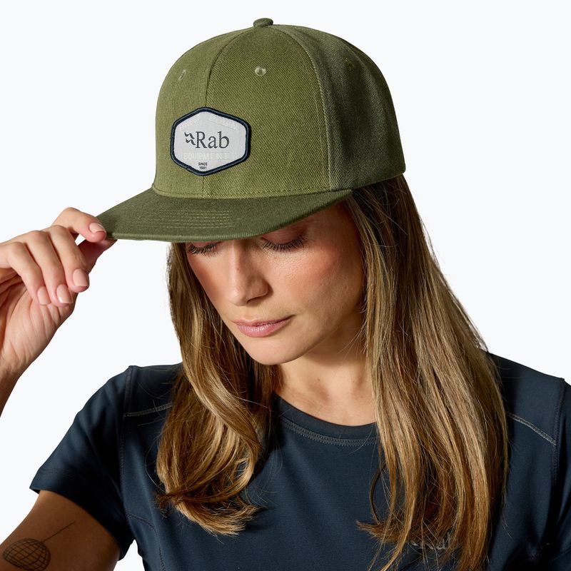 Kepuraitė su snapeliu Rab Axion Badge army/light khaki 4