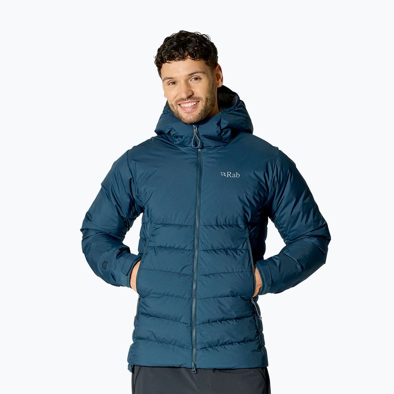 Vyriška pūsta striukė Rab Infinity Windstopper Hoody tempest blue