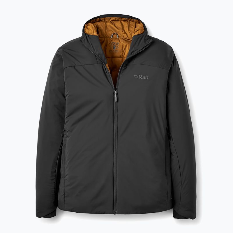 Vyriška pašiltinta striukė Rab Xenair Alpine Light black