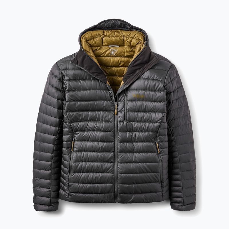 Vyriška pūsta striukė Rab Microlight Alpine Hoody anthracite