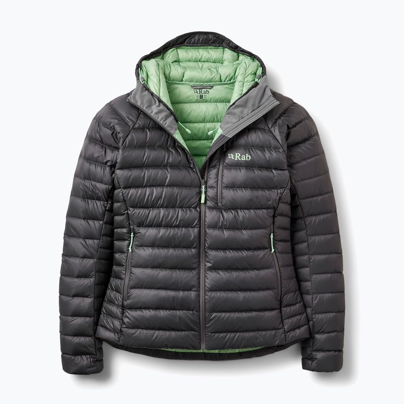 Moteriška pūsta striukė Rab Microlight Alpine Hoody graphene 4