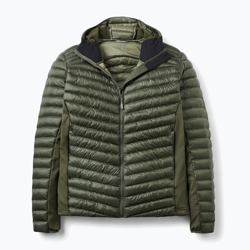 Vyriška pašiltinta striukė Rab Cirrus Flex Hoody army