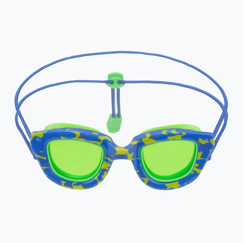 Vaikiški plaukimo akiniai Speedo Sunny G Pop Seasiders Print speedo blue camo / jello green 2